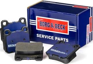 Borg & Beck BBP1544 - Stabdžių trinkelių rinkinys, diskinis stabdys autoreka.lt