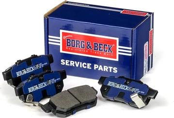 Borg & Beck BBP1657 - Stabdžių trinkelių rinkinys, diskinis stabdys autoreka.lt