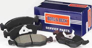 Borg & Beck BBP1100 - Stabdžių trinkelių rinkinys, diskinis stabdys autoreka.lt