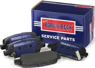 Borg & Beck BBP1839 - Stabdžių trinkelių rinkinys, diskinis stabdys autoreka.lt