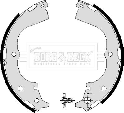 Borg & Beck BBS6018 - Stabdžių trinkelių komplektas autoreka.lt