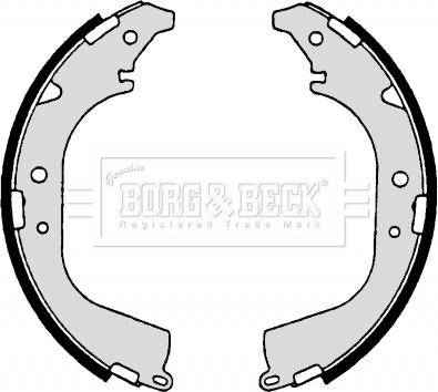 Borg & Beck BBS6182 - Stabdžių trinkelių komplektas autoreka.lt