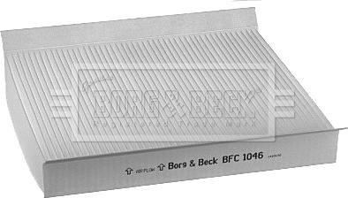 Borg & Beck BFC1046 - Filtras, salono oras autoreka.lt