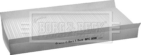 Borg & Beck BFC1016 - Filtras, salono oras autoreka.lt