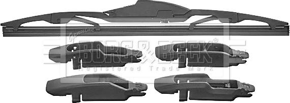 Borg & Beck BW12R.10 - Valytuvo gumelė autoreka.lt