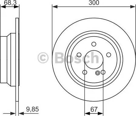 BOSCH 0 986 479 931 - Stabdžių diskas autoreka.lt