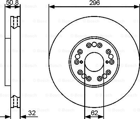 BOSCH 0 986 479 429 - Stabdžių diskas autoreka.lt