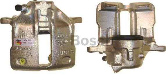 BOSCH 0 986 474 687 - Stabdžių apkaba autoreka.lt