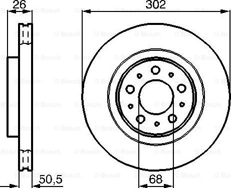 BOSCH 0 986 478 454 - Stabdžių diskas autoreka.lt