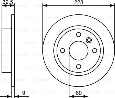 BOSCH 0 986 478 644 - Stabdžių diskas autoreka.lt