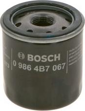 BOSCH 0 986 4B7 067 - Alyvos filtras autoreka.lt