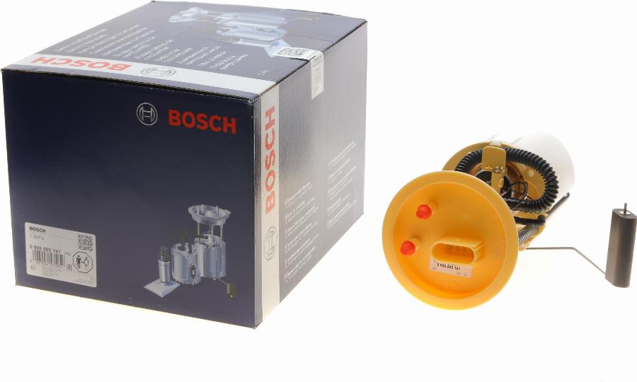 BOSCH 0 986 580 191 - Degalų tiekimo modulis autoreka.lt