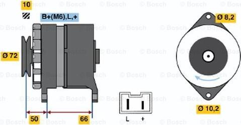 BOSCH 0 986 040 031 - Kintamosios srovės generatorius autoreka.lt