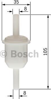 BOSCH 0 450 904 058 - Kuro filtras autoreka.lt