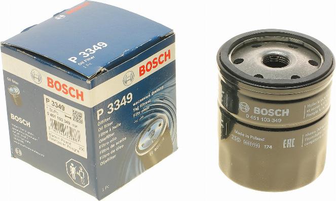 BOSCH 0 451 103 349 - Alyvos filtras autoreka.lt