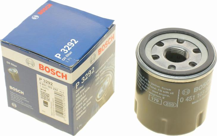 BOSCH 0 451 103 292 - Alyvos filtras autoreka.lt