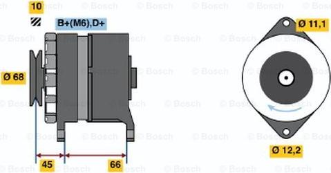 BOSCH 0 120 489 135 - Kintamosios srovės generatorius autoreka.lt