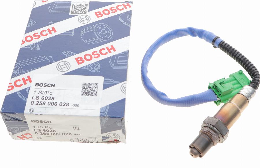 BOSCH 0 258 006 028 - Lambda jutiklis autoreka.lt