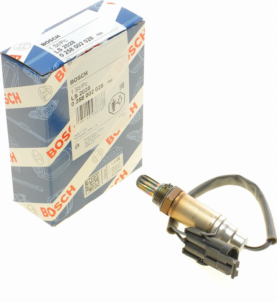 BOSCH 0 258 002 028 - Lambda jutiklis autoreka.lt