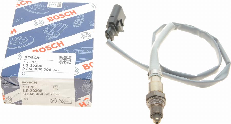 BOSCH 0 258 030 308 - Lambda jutiklis autoreka.lt