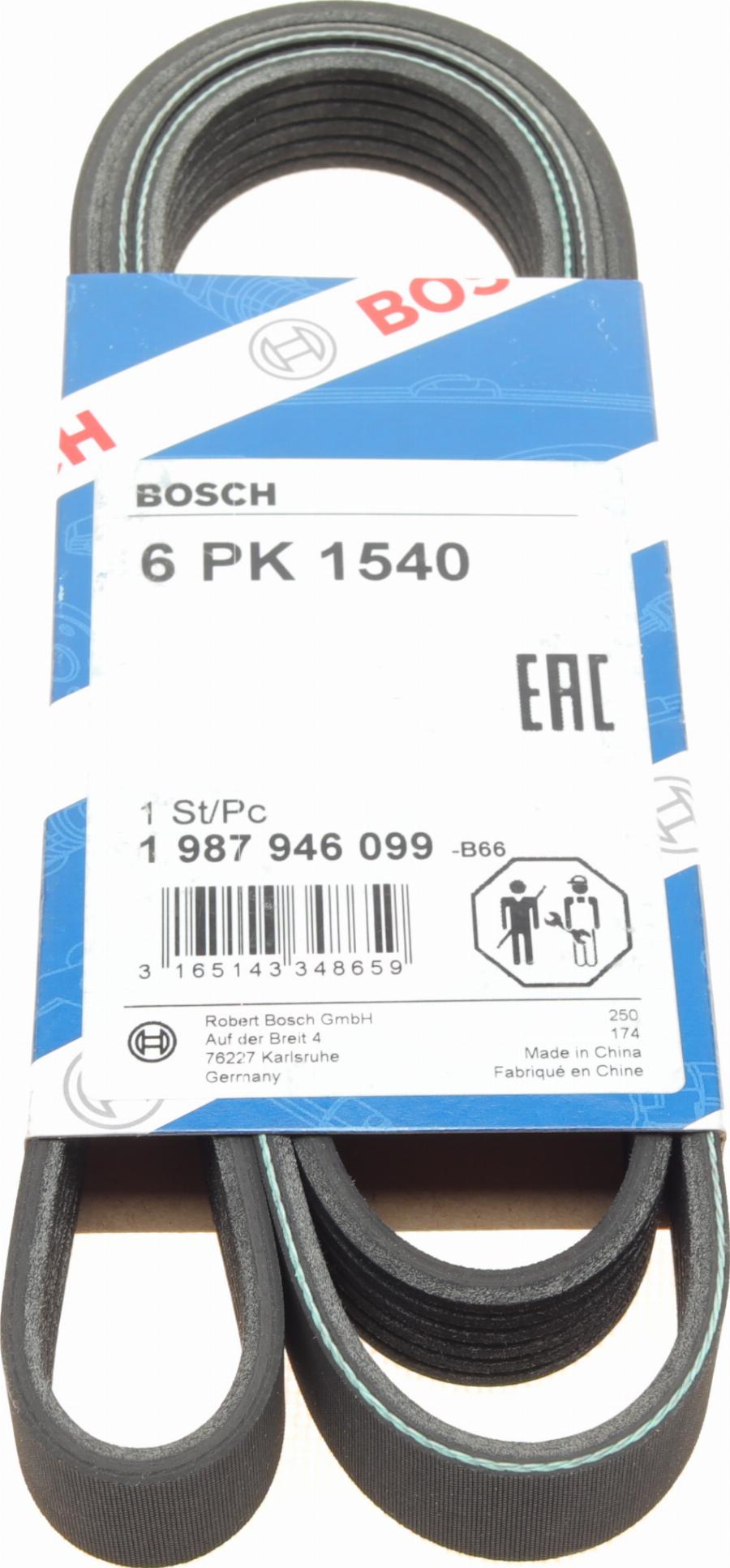 BOSCH 1 987 946 099 - V formos rumbuoti diržai autoreka.lt