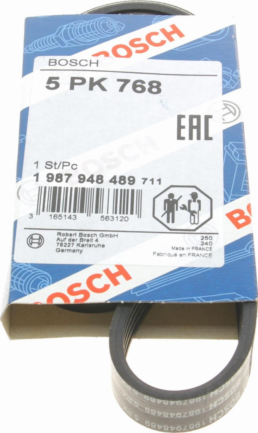 BOSCH 1 987 948 489 - V formos rumbuoti diržai autoreka.lt