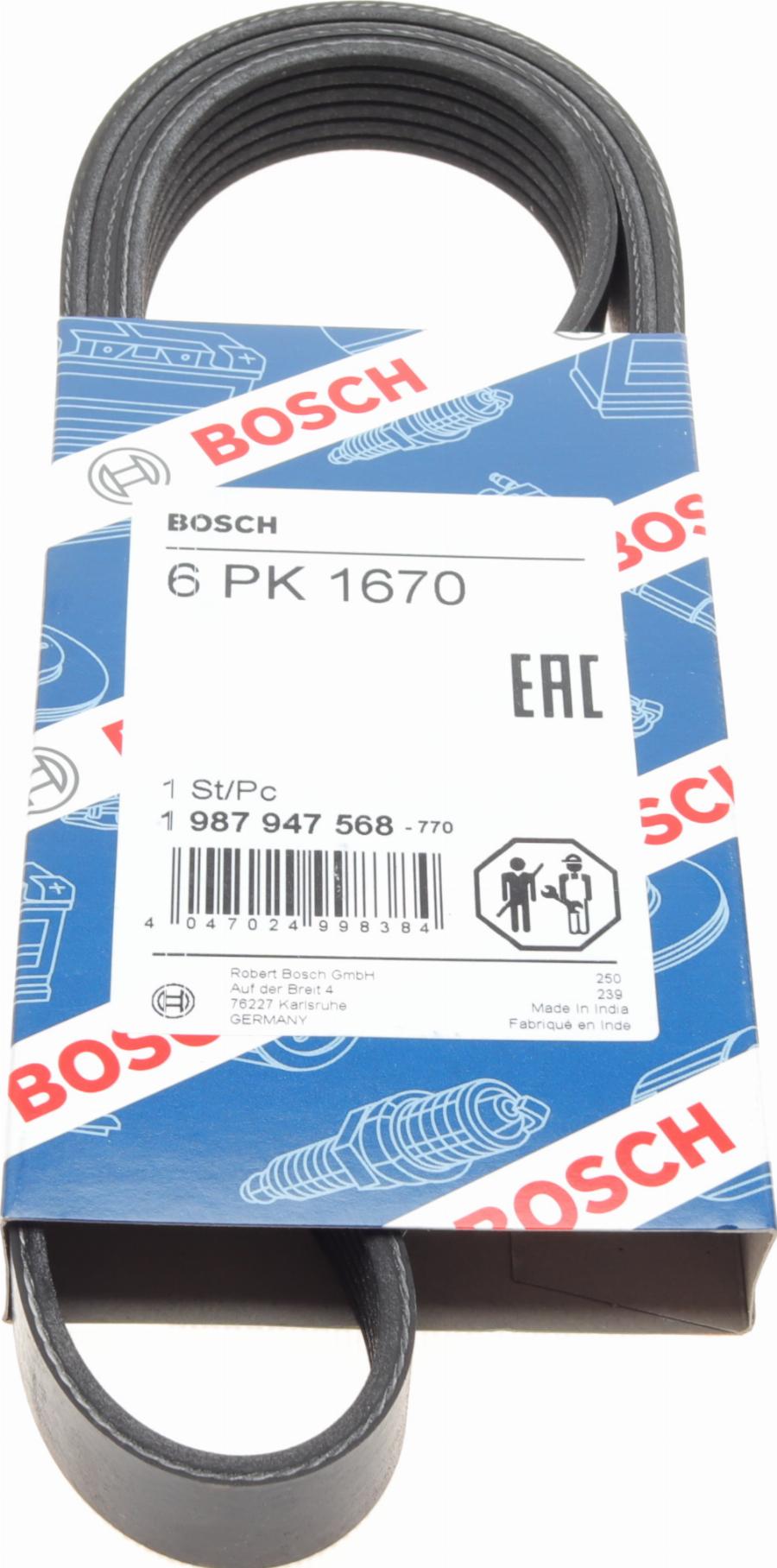 BOSCH 1 987 947 568 - V formos rumbuoti diržai autoreka.lt