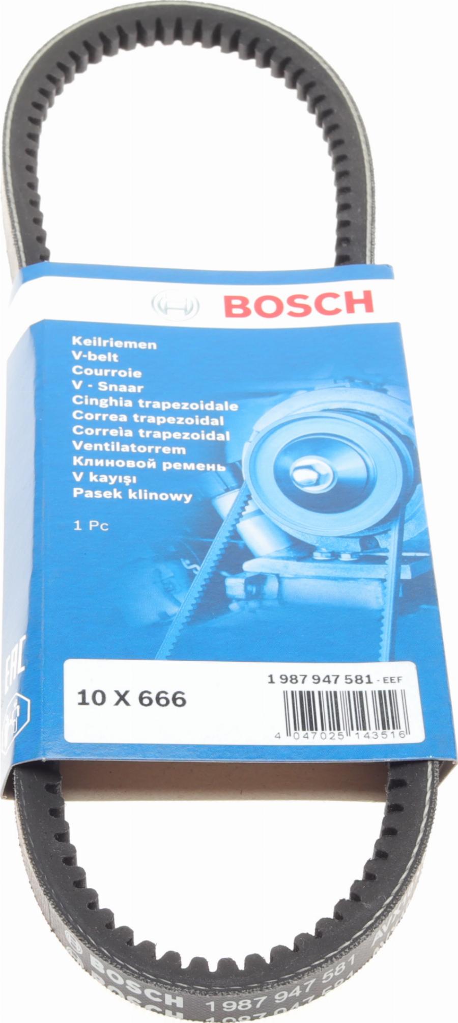 BOSCH 1 987 947 581 - V formos diržas autoreka.lt