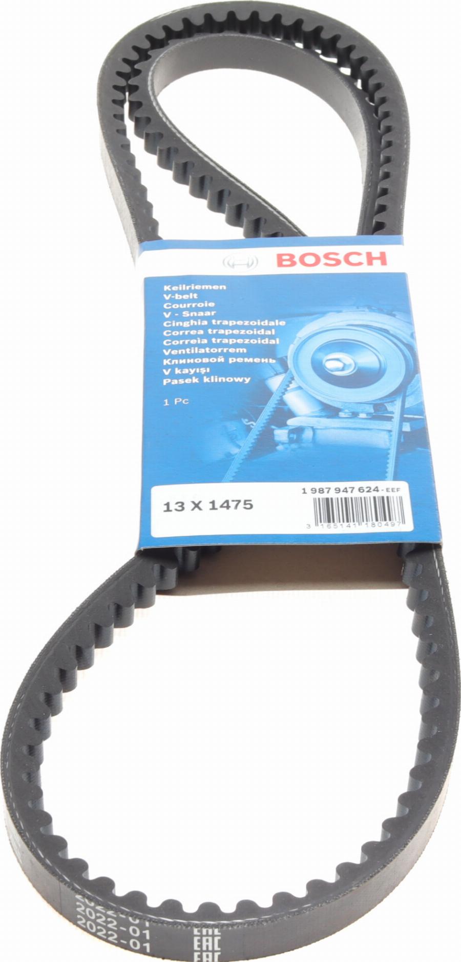 BOSCH 1 987 947 624 - V formos diržas autoreka.lt