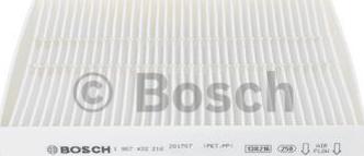 BOSCH 1 987 432 216 - Filtras, salono oras autoreka.lt