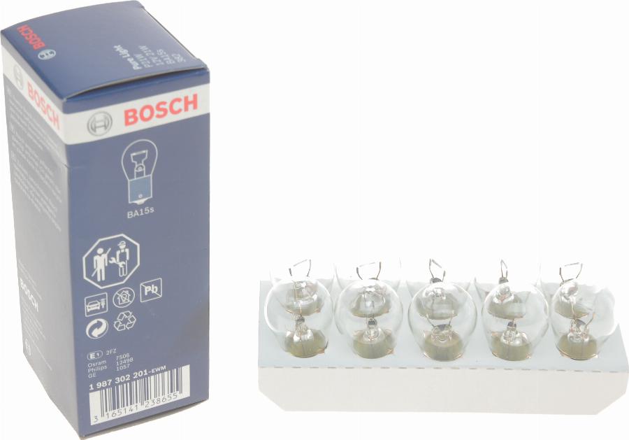 BOSCH 1 987 302 201 - Lemputė, indikatorius autoreka.lt