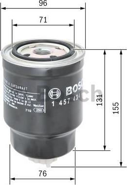 BOSCH 1 457 434 439 - Kuro filtras autoreka.lt