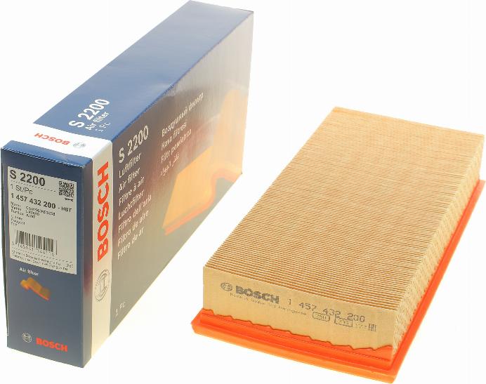 BOSCH 1 457 432 200 - Oro filtras autoreka.lt