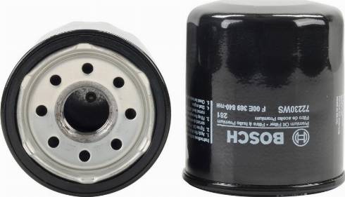 BOSCH F 00E 369 840 - Alyvos filtras autoreka.lt