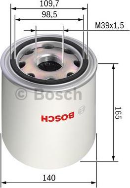 BOSCH F 026 404 012 - Oro džiovintuvo kasetė, suspausto oro sistema autoreka.lt