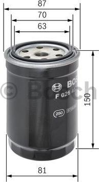 BOSCH F 026 402 127 - Kuro filtras autoreka.lt