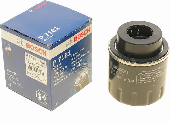 BOSCH F 026 407 181 - Alyvos filtras autoreka.lt