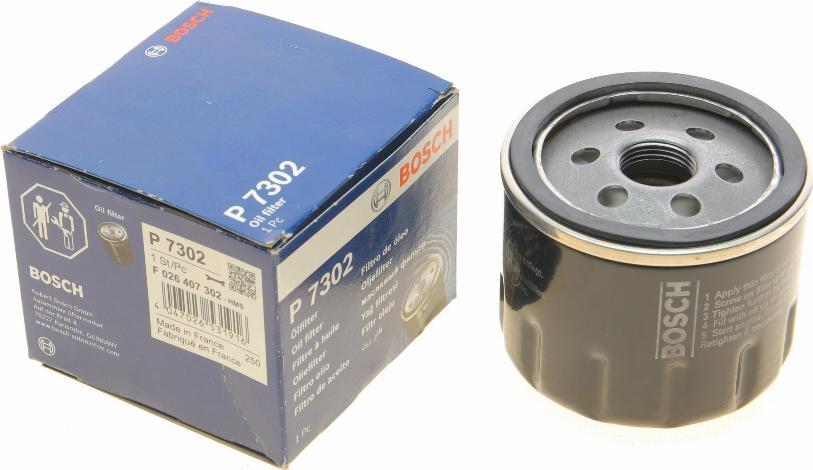 BOSCH F 026 407 302 - Alyvos filtras autoreka.lt