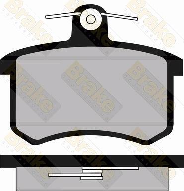 Brake Engineering PA402 - Stabdžių trinkelių rinkinys, diskinis stabdys autoreka.lt