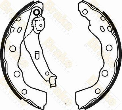 Brake Engineering SH2565 - Stabdžių trinkelių komplektas autoreka.lt