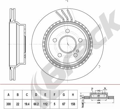 Maxgear 19-1262 - Stabdžių diskas autoreka.lt