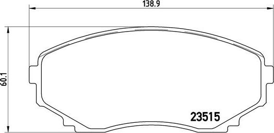 Brembo P 49 028 - Stabdžių trinkelių rinkinys, diskinis stabdys autoreka.lt