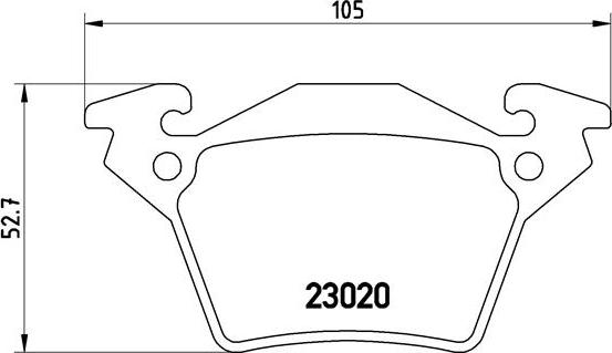 Brembo P 50 032 - Stabdžių trinkelių rinkinys, diskinis stabdys autoreka.lt