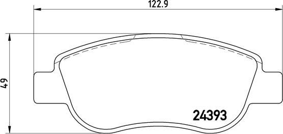 Magneti Marelli 363702161177 - Stabdžių trinkelių rinkinys, diskinis stabdys autoreka.lt