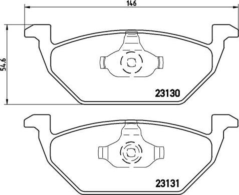 Brembo P 85 041X - Stabdžių trinkelių rinkinys, diskinis stabdys autoreka.lt