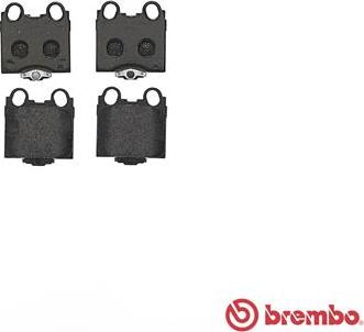 Brembo P 83 045 - Stabdžių trinkelių rinkinys, diskinis stabdys autoreka.lt