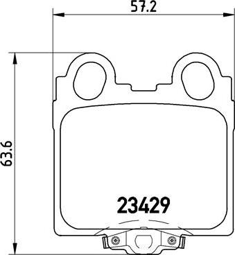 Brembo P 83 045 - Stabdžių trinkelių rinkinys, diskinis stabdys autoreka.lt