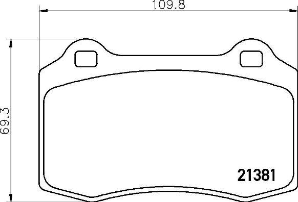 Brembo P 36 020 - Stabdžių trinkelių rinkinys, diskinis stabdys autoreka.lt