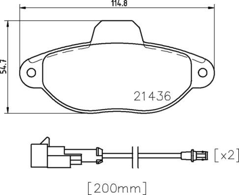 Brembo P 24 147 - Stabdžių trinkelių rinkinys, diskinis stabdys autoreka.lt