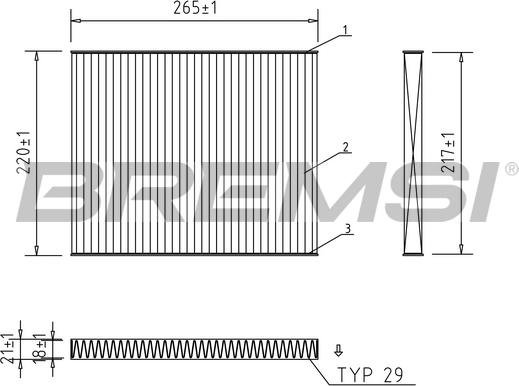 Bremsi FC0174C - Filtras, salono oras autoreka.lt